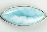 Stunning, Larimar Pendant (Necklace) - Sterling Silver #192199-1